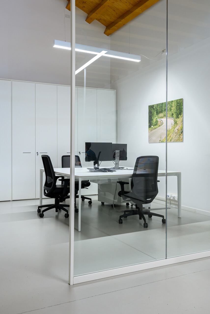 A parete divisoria Glass dettaglio